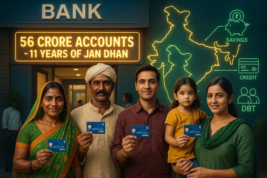 Financial Inclusion Milestone: Jan Dhan Deposits Breach ₹3 Lakh Crore as Average Balance Hits Record ₹5,233