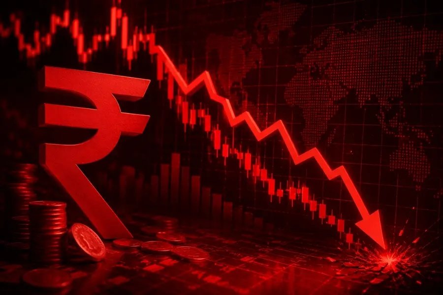 Indian Rupee Plummets to Fresh Historical Low of 96.96 Against US Dollar Amid Global Shocks