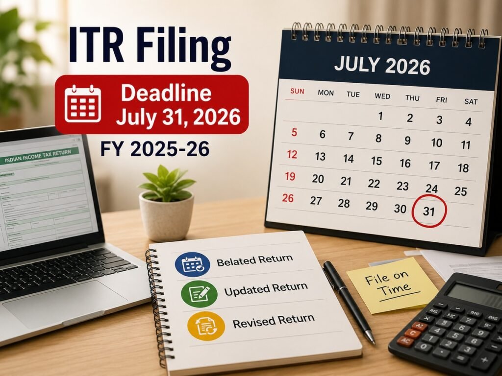 Over 5.5 Crore ITRs Filed for Assessment Year 2026-27 Ahead of July 31 Deadline
