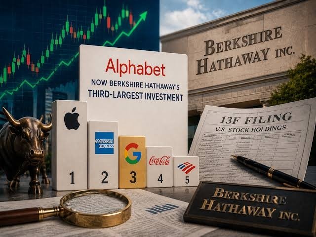 Alphabet Becomes Berkshire Hathaway’s Third-Largest Stock Investment