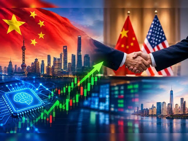 Global Market: China Stocks Climb on AI Boost and US-China Talks Optimism