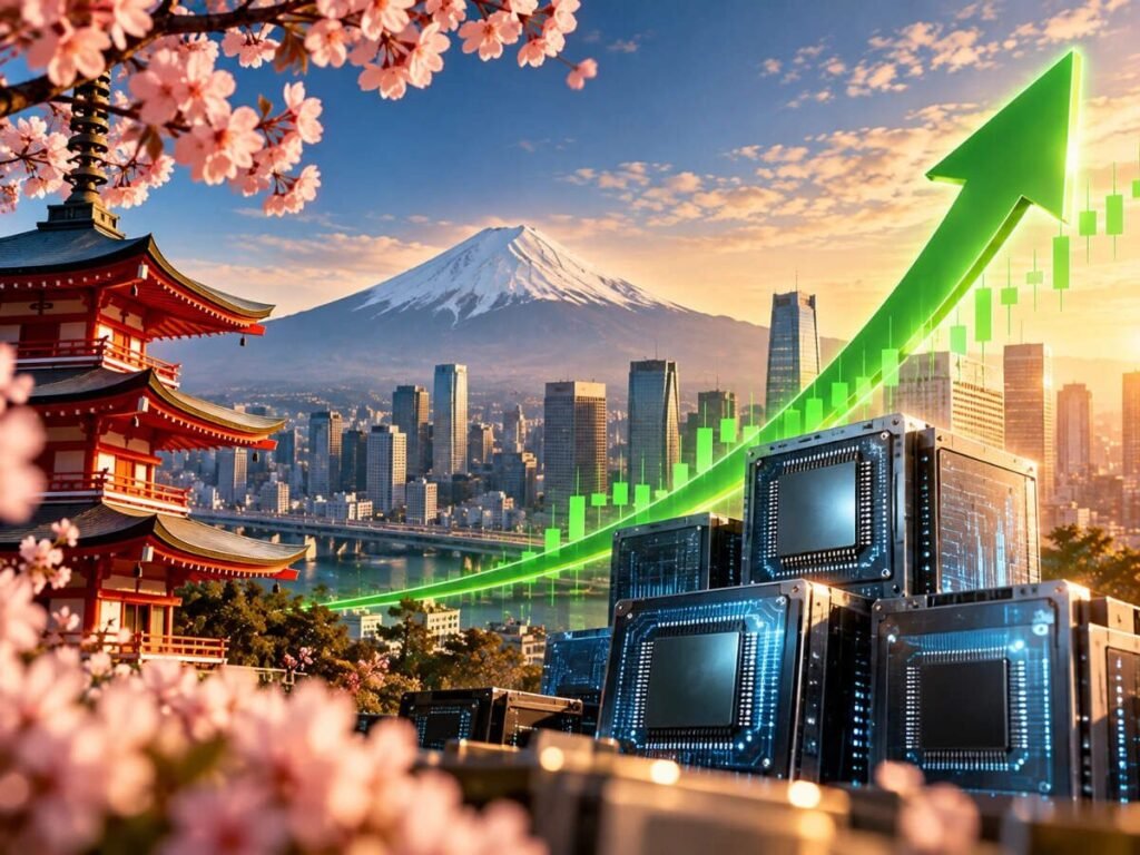 Global Market: Japanese Shares Rise on AI Stocks, Dividend Buying; Nikkei Up 1.2%