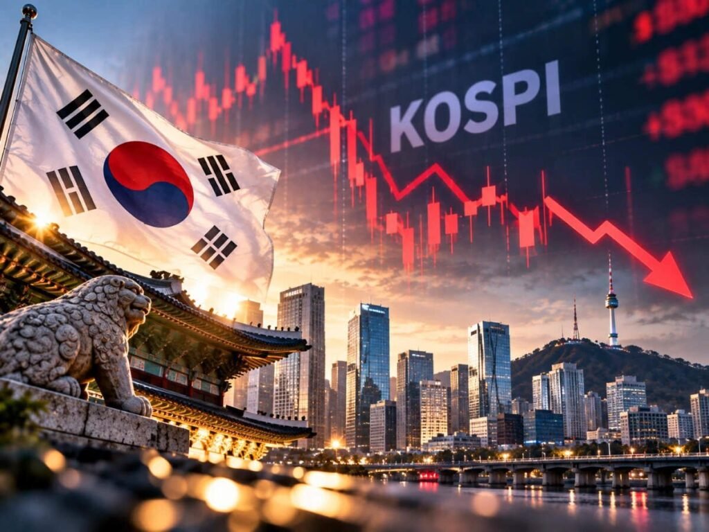 South Korea Stocks Erase Gains as Kospi Eyes Steepest Quarterly Fall Since 2020