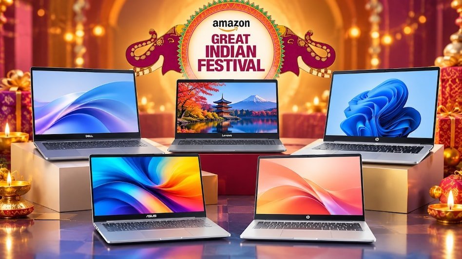 Amazon Great Indian Festival Sale: Top 5 Laptop Deals with Up to 61% Off